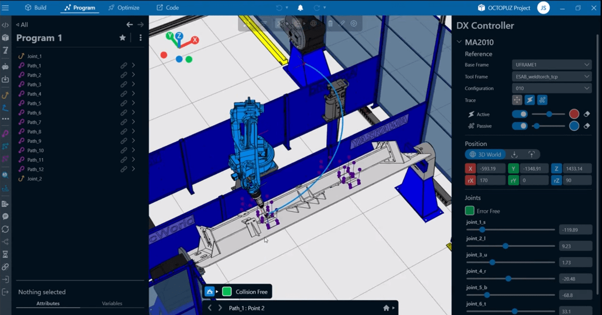 OCTOPUZ Feature Spotlight: Trace a Robot's Path in the 3D World